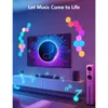 Transformez votre espace avec les panneaux lumineux de Govee Glide Hexa - Smart Rgbic Hexagon LED Lights With Music Sync, fonctionne avec Alexa Google Assistant pour Creative Indoor