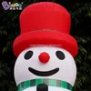 New arrival 8mH (26ft) With blower inflatable snowman inflation standing cartoon snow ball character for Christmas party event decoration toys sport