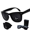 Sunglasses Folding Glasses Brand Design Mirrored UV400 For Men Portable With Box4682460
