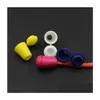 Knopf 200pcs Colorf Kabelends Bell Stopper mit Deckelschloss Plastik -Kippclip für Paracord -Kleidung Tasche Sport tragen Schuh A0295169732 DR OTKPD