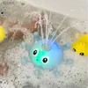 Toys de bain Baby Shower Toy Spray Spray Shower Toy Childrens Douche de douche électrique Boule de douche de baleine électrique avec musique LED LED LUIGNE