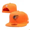 Ball Caps Brand Vente de vente Orioles Baseball Gorras Bones Sports de plein air décontractés pour hommes Chapeaux ajustés Chapeau ajusté H5-8.17 Drop Dhnpy