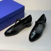 2024 Spring Single T-Strap Bequeme und vielseitige dicker Erhöhung Mode britische High Heel-Schuhe für Frauen