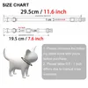 Personalisierte ID -Tag -Katzenkragen Glocke Gravur Sicherheitsausbruch kleiner Hund Nylon einstellbar für Welpen Kätzchen Halskette 240429