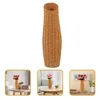 Vaser Rattan Vase Woven Flower Wedding Container Simple Simulation Pot Tall Fake Plant Floor