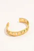 Nowy styl Bracelets Kobiety Biez Bankle Luksusowy projektanta biżuteria 18K Gold Splated Stal nierdzewna miłośnicy ślubu Prezent Banles 3798304