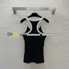 Tanks décontractés élégants Tees Sexy Camisole Summer Sports Tob nous tricot