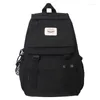 Backpack Women's Solid Color Women Woman Woman Torka podróżna Wysokiej jakości szkolna podnośnik dla nastoletniej dziewcząt chłopiec książka Knapsack