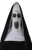 2019 Halloween Mask Die Nonne Horror Mask Cosplay Horror Latex Masken mit Kopftuch Halloween Party Dekoration Requisiten Y2001034242414