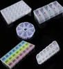 Lot 50pcs Nail Art Rangement Case de roue Roule de roues ACCESSOIRES PLASTIQUES EN PLASTIQUE EN PLASTIQUE EN PLASTIQUE VID