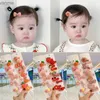 Haaraccessoires Zuid -Koreas Nieuwe Kawaii Baby Haarclip Bloembruik Boog Fruit Haarclip Kinderkleding Kopdekweer Girls Childrens Haaraccessoires WX