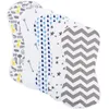 Baby Burp Cloths Pilt for Girls Boys Premium 100% biologique Coton Absorbant 3 couches serviettes ragues Borns Borns 240429