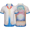 Мужские спортивные костюмы Hawaii пляжные брюки набор дизайнерские рубашки 2 куски летние пляжные брюки.