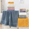 Impostare asciugamani da bagno in cotone 100% assorbenti asciugamani da bagno assorbenti morbidi 2 pezzi di asciugamani set cucina un panno a secco veloce più spesso per la pulizia
