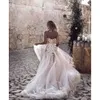 Floral D Country Beach Style Appliques Wedding Dresses A Line Sweetheart Bohemian Bridal Gowns For Brides Robe De