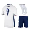 2024 Englands Kids Football Kit Soccer Jersey 2025 24 25 Saka Foden Bellingham Rashford Engeland Kane Sterling Grealish National Team Shirts Sets jongensuniformen 33