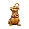 Decorative Figurines Office Rat Pendant Ornament Statue Zodiac 1pc 30 15 16cm Animal Brass Mouse Decoration Display Figurine Gift Home