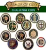 American Military Challenge Monety US Navy Air Force Marine Corps Armor of God Challenge Monety Badge Collection Collections239e3049465043