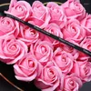 Fleurs décoratives Amazon Vente cadeau Je t'aime Box Soap Roses