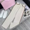 Damenhosen Capris Designer Marke Straight Summer NEU MODEBLE und VERSATILE, fortgeschrittene elegante, alters Reduzierende Spleißrohrboden Feger einfache lässige x9gh