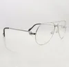 Klare Augenbrillen Frames für Männer transparent Randless Metall Designer Rezeptbrille Espejuelos Mujer7058951