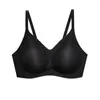 Bras sans couture pour les femmes poussent le soutien-gorge sexy lingerie brassiere coussinets amovibles femelles invisibles invisibles sous-vêtements