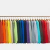 Мужские футболки Mens Spring 100% хлопковая футболка с длинными рукавами 250 г высококачественная индивидуальная печатная футболка для футболки с майкой для вышивки.