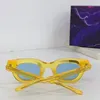 Designer Designer Occhiali da sole Cat Eye Acetato Rettangolare quadrato abbinato a lenti in poliammide Rh101 Occhiali da sole di alta fine End-End Delivery Box Anti-UV