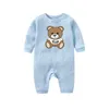 Rompers lente en herfstbaby lange mouwen Romper pasgeboren meisje boy kleren katoen jumpsuit kinderen pyjama drop levering kids materni dhffs