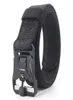 Bälten Classic Mens Magnetic Buckle Tactical Belt Quick Lock and Release Breattable 38 cm midjeband unisex utomhussport Cinto6820567
