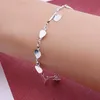 Keten Nieuwe bedelarmband Classic Love Heart Chain armbanden voor vrouwen bruiloft accessoires sieraden groothandel valentijnsdag cadeau