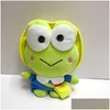 Animaux en peluche en peluche en gros Kero Keroppi Melody mignon petite capuche jaune p