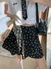 Röcke florale Druckrock Frauen lässig Vintage schwarzer elastischer Taille Mini Sommer 2024 Urlaubsbekleidung