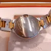 Unisex Dials Automatyczne zegarki robocze Carter New Blue Balloon Series 33 mm Mechanical Room Gold Women Watch W2BB0002