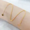 YUNLI Real 18K Gold Twisted Chain Bracelet Simple Style Pure AU750 Adjustable Hemp Rope for Women Fine Jewelry Gift 240424