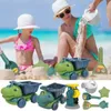 Sable Player Water Fun Sand Toys For Kids Dinosaur Sandbox Sandbox Moules de sable animal avec camion à basse