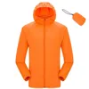 Männer Frauen Camping Regenjacke wasserdichte Sonnenschutzkleidung Schnelle trockene Haut Windbreaker Anti -UV -Mantel Männer im Freien Mantel