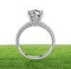 Yanhui Luxury 20CT Lab Lab Diamond Diamant Anneaux de fiançailles de mariage pour la mariée 100 Real 925 Silver Silver Femme Fine Jewelry RX279 202594198