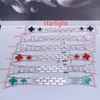 Compatibile con Apple Watch Band 41mm 40mm 38 mm, leggero per donne, braccialetto facilmente regolabile, diamante lucido su trifoglio, cinturino in metallo per gioielli per la serie iwatch