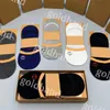 Hoogwaardige herensokken Designer Soft Knit Sock Tide Brand Men Socks Summer Casual Boat Socks