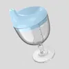 150ml Baby Infant Learning Drinking Bottles Creative Wine Glass Shaped Kids Toldder Nursing Bottle Feeding Goblet Duckbill Cup 240409