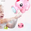 Toys de bain Baby Bath Toys mignon en plastique éléphant en forme d'eau pulvérisation baby shower toys toys enfants cadeaux rangement net sac bébé toyswx