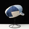 2024 Projektant Short Brim Hat Mens Beret for Women and Men Children's British Cowboy Cowboy Octagonal Street Leisure Painter Trends Cap