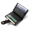 Wallets Fashion Pu Leather Money Clips Bifold Multi Card Pockets Business Slim Holder Id Case Men Men Purse Wallet