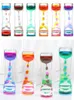 Outros relógios acessórios Double Color Dinâmico Droga vazamento Hourglass Toys Hourglasses Ornaments Timer líquido Linda cintura CR3497623