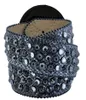 2022 Western Simon Belt of Dark Skies with Bling Rhinestones for Mens Women Designer Fashion Belts3365215