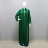 Ropa étnica 2024 Vestido de Ramadán Mujeres Dubai Abaya Diamante Vestidos de fiesta de la noche Big Kaftan Hijab Abayas Jilbab Robe Eid Islam