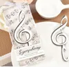 Music Note Bottle Opender Symphony Chrome Overner Overner Shower Favors Bottle Opender Party Christmas Gift2500681