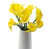 Dekorative Blumen Gute Flexibilität Künstlicher Teilname Calla Lily Table Dekoration Blütendurchmesser cm