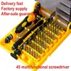 45 In 1 schroevendraaier set multifunction ferramentas digitale productpakken onderhoud handgereedschap chave de fenda parafusadeira9422807